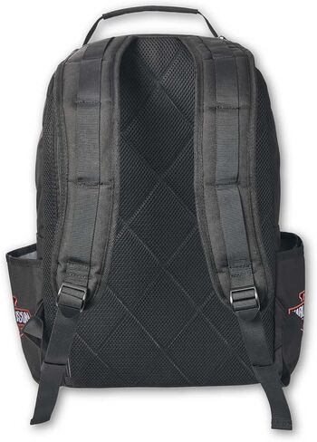 Harley-Davidson Classic Iconic H-D Sport Stripe Backpack, Rugged Polyester Black in Saudi Arabia