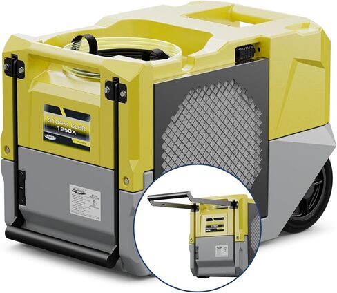 ALORAIR 180 Pint Commercial Dehumidifier with Pump for Basement Warehouse & Job Sites, Large Space Crawl Space Dehumidifier for Efficient Water Damage Restoration,5 Years Warranty,Green in Saudi Arabia