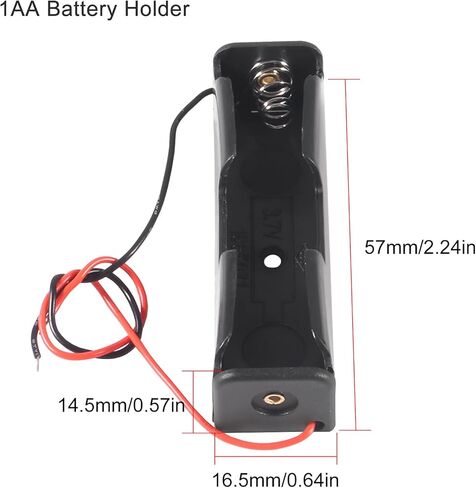 10pcs TP4056 Type-C USB 5V 1A 18650 Lithium Battery Charger Module with Dual Protection Function + 10pcs 18650 Battery Holder in Saudi Arabia
