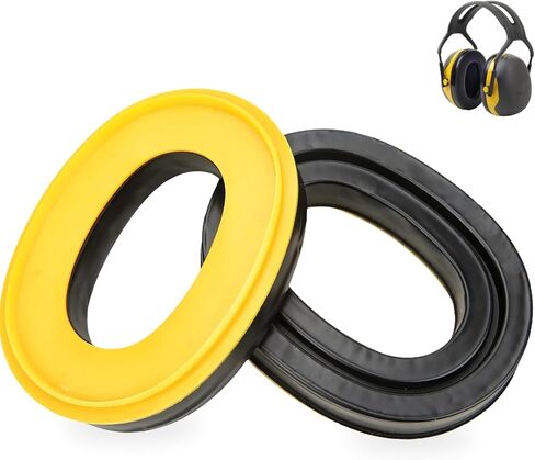 Gel Earpads Replacement Fit for 3M Peltor X1A-X5A Headsets, PROHEAR 037/033, ZOHAN EM042/ 033, Peltor Tactical 100 300 500, Peltor 7004 (Snap in Type-Yellow Bottom Shell) in Saudi Arabia