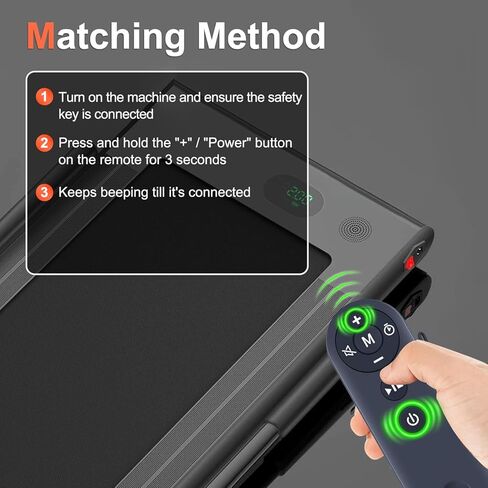 RETROSUN Replacement Remote Control for TODO TD-1CR Under Desk Treadmill, for DAEYEGIM TD-2 (JA/WS) in Saudi Arabia