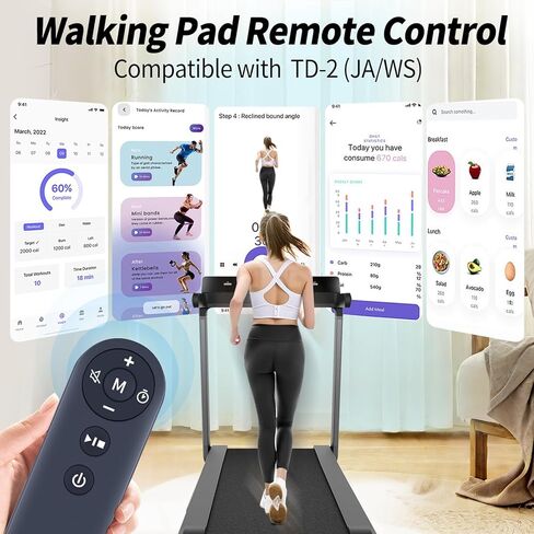 RETROSUN Replacement Remote Control for TODO TD-1CR Under Desk Treadmill, for DAEYEGIM TD-2 (JA/WS) in Saudi Arabia