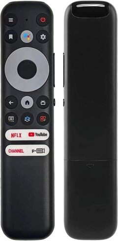 عالمي لجهاز التحكم عن بعد TCL Google TV، متوافق مع تلفزيونات TCL 4K UHD HDR LED QLED QD-Mini LED الذكية (لا يتطلب الاقتران) in Saudi Arabia