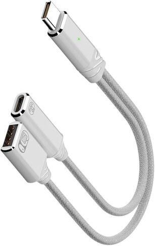 USB C Cable Phone Adapter 2 in 1 Type to 2.0 Adapter with 100W Charging Port for Phone Laptop Tablets Charging Cable in Saudi Arabia