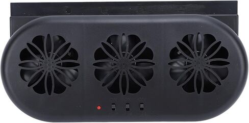 SUNGOOYUE 3 Outputs, Car SUV Cooling Fan, Effective Air Convection, Smoke Purification, USB Plug in Exhaust Smoke for Home Car Use (Black) in Saudi Arabia