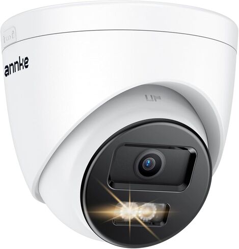 كاميرا ANNKE C1200 12MP Security PoE IP في الهواء الطلق، كاميرا برجية مع تقنية الذكاء الاصطناعي الذكي للكشف عن الإنسان والمركبات، رؤية ليلية ملونة، بطاقة microSD بسعة تصل إلى 512 جيجابايت، مقاومة للماء IP67 in Kuwait