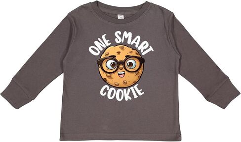inktastic 1 Smart Cookie Toddler Long Sleeve T-Shirt in Saudi Arabia