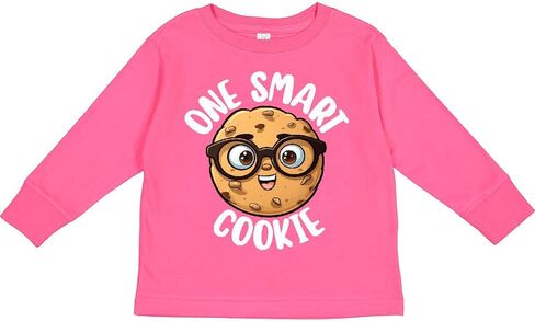 inktastic 1 Smart Cookie Toddler Long Sleeve T-Shirt in Saudi Arabia