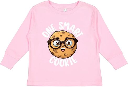 inktastic 1 Smart Cookie Toddler Long Sleeve T-Shirt in Saudi Arabia