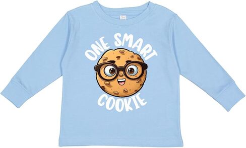 inktastic 1 Smart Cookie Toddler Long Sleeve T-Shirt in Saudi Arabia