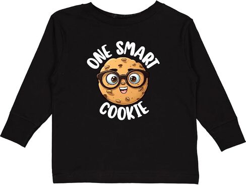 inktastic 1 Smart Cookie Toddler Long Sleeve T-Shirt in Saudi Arabia