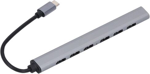 USB Hub Multiport Adapter, Type C Hub 7 in 1, USB Dongle USB Splitter Port Extender, USB 3.0 500M S Fast Transfer Plug and Play USB Dock for Computer Phone Tablet in Saudi Arabia