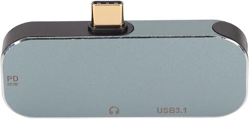 USB C Hub 5 in 1, Multiport USB C Adapter with 100W PD Charging + 10Gbps USB 3.1 + Type C + 3.5mm AUX + USB 2.0, Plug in Type Laptop USB C Port Expander in Saudi Arabia
