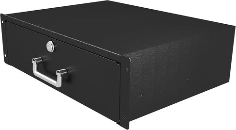 SYSRACKS 3U Drawer for Server Racks, 13.5 Inch Deep Cabinet Case, Rack Mount Lockable Drawer in Saudi Arabia