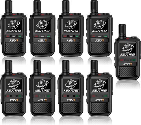 Rapid Lifetime Free Global Walkie Talkies Unlimited Range Nationwide PTT 4G LTE PoC Long Range Two Way Radios 5000 Miles Long Distance with Flashlight for Family,Outdoor,Logistics (2 Pack with SIM) in Saudi Arabia
