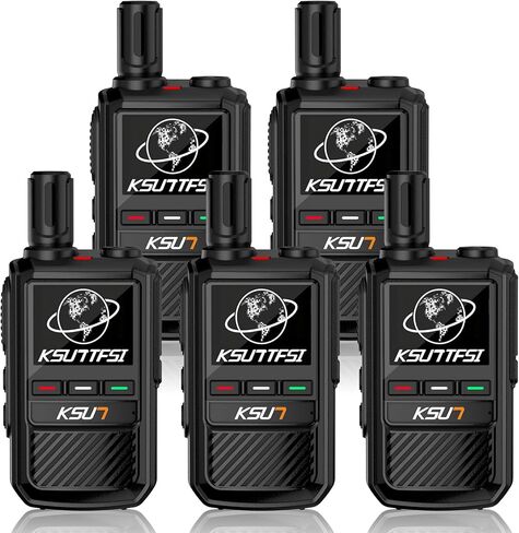 Rapid Lifetime Free Global Walkie Talkies Unlimited Range Nationwide PTT 4G LTE PoC Long Range Two Way Radios 5000 Miles Long Distance with Flashlight for Family,Outdoor,Logistics (2 Pack with SIM) in Saudi Arabia