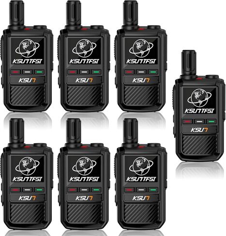 Rapid Lifetime Free Global Walkie Talkies Unlimited Range Nationwide PTT 4G LTE PoC Long Range Two Way Radios 5000 Miles Long Distance with Flashlight for Family,Outdoor,Logistics (2 Pack with SIM) in Saudi Arabia