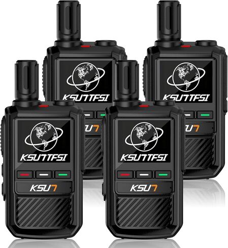 Rapid Lifetime Free Global Walkie Talkies Unlimited Range Nationwide PTT 4G LTE PoC Long Range Two Way Radios 5000 Miles Long Distance with Flashlight for Family,Outdoor,Logistics (2 Pack with SIM) in Saudi Arabia