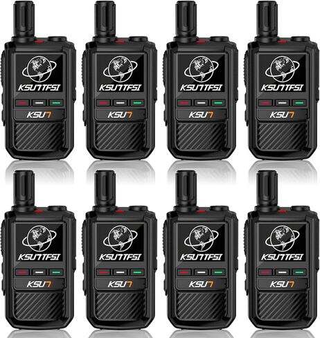 Rapid Lifetime Free Global Walkie Talkies Unlimited Range Nationwide PTT 4G LTE PoC Long Range Two Way Radios 5000 Miles Long Distance with Flashlight for Family,Outdoor,Logistics (2 Pack with SIM) in Saudi Arabia