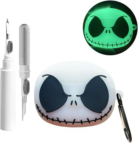 for AirPods Pro 3 Case 2025 with Cleaner Kit,Compatible with Airpods Pro 3rd Generation Case,3D Cartoon Silicone Protective Cover for AirPods Pro 3 Cover with Keychain for Men Women (Cute Shark) in Saudi Arabia