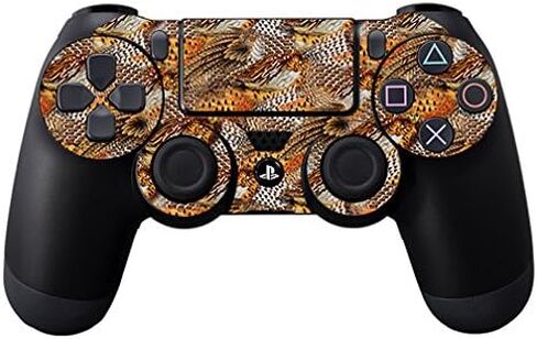 غلاف MightySkins متوافق مع وحدة تحكم Sony Playstation DualShock PS4 - ريش الدراج | غطاء مغلف من الفينيل واقٍ ومتين وفريد ​​من نوعه | سهل التركيب والإزالة | صنع في الولايات المتحدة الأمريكية in Kuwait