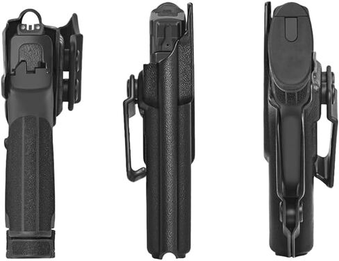 حافظة ليزر S&W M&P Shield IWB لليد اليمنى تناسب S&W M&P Shield M2.0 3.1 بوصة 9 مم/.40 مع حافظة مسدس ليزر CT مدمجة وحامل عالمي 9 مم/.40 حامل ماج فردي مخفي in Saudi Arabia