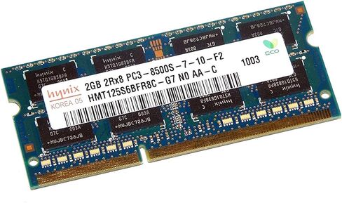 Hynix 2GB PC3-8500 DDR3-1066MHz Non-ECC غير مخزنة CL7 204pin HMT125S6BFR8C-G7 in Kuwait