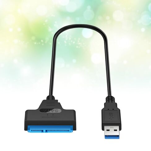 كابل محول القرص الصلب 2.5 بوصة، محول نقل بيانات USB لمحرك SSD، نسخة احتياطية للتخزين الخارجي المحمول مع دعم عالي السرعة in Saudi Arabia