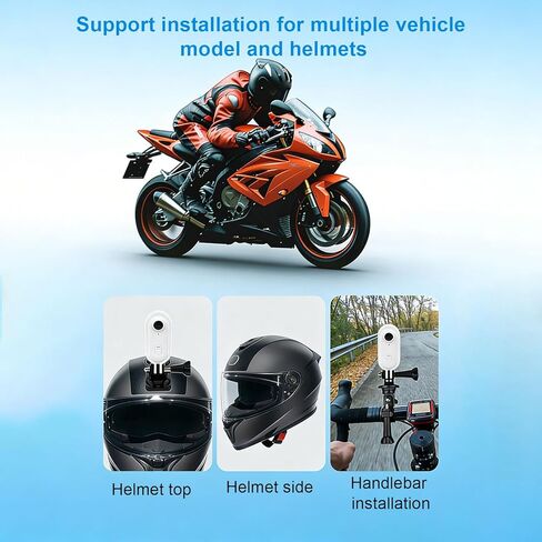 كاميرا PUSOKEI 1080P 2MP WiFi Action، كاميرا صغيرة يمكن ارتداؤها على الجسم مع مشبك خلفي، كاميرا فيديو رياضية محمولة للأمان والعمل والحراسة والسفر (أبيض) in Saudi Arabia