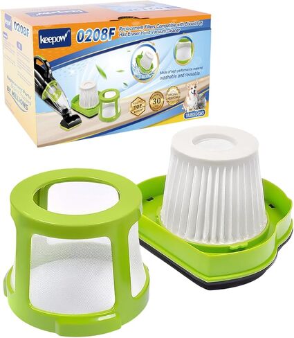 1782 Pet Hair Eraser Filter Compatible with Bissell 1782 Pet Hair Eraser Hand Vacuum, Compare to Part # 1608653 & 1608654, 2-Pack, By KEEPOW in Saudi Arabia