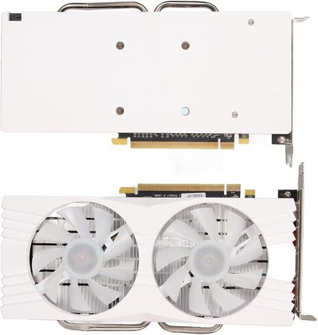 بطاقة رسومات سطح المكتب Zunate RX580 سعة 8 جيجابايت، GDDR5 256bit 2048SP 1080P HD بطاقة فيديو للألعاب، بطاقة رسومات كمبيوتر RX580 PCI Express 3.0 x 16 مدمجة في مروحة تبريد لأجهزة الكمبيوتر الشخصية للألعاب in Saudi Arabia