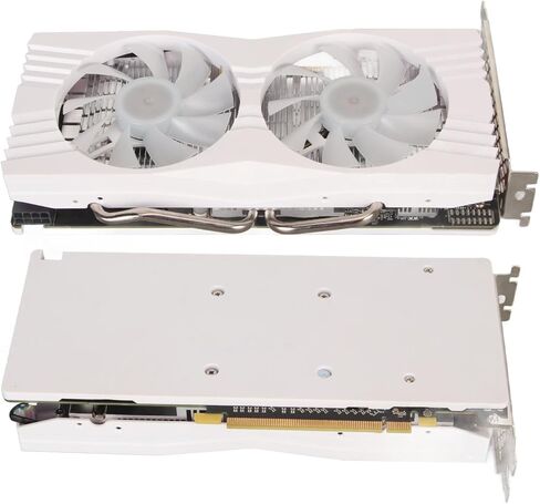 بطاقة رسومات سطح المكتب Zunate RX580 سعة 8 جيجابايت، GDDR5 256bit 2048SP 1080P HD بطاقة فيديو للألعاب، بطاقة رسومات كمبيوتر RX580 PCI Express 3.0 x 16 مدمجة في مروحة تبريد لأجهزة الكمبيوتر الشخصية للألعاب in Saudi Arabia