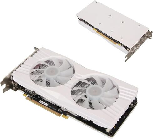بطاقة رسومات سطح المكتب Zunate RX580 سعة 8 جيجابايت، GDDR5 256bit 2048SP 1080P HD بطاقة فيديو للألعاب، بطاقة رسومات كمبيوتر RX580 PCI Express 3.0 x 16 مدمجة في مروحة تبريد لأجهزة الكمبيوتر الشخصية للألعاب in Saudi Arabia