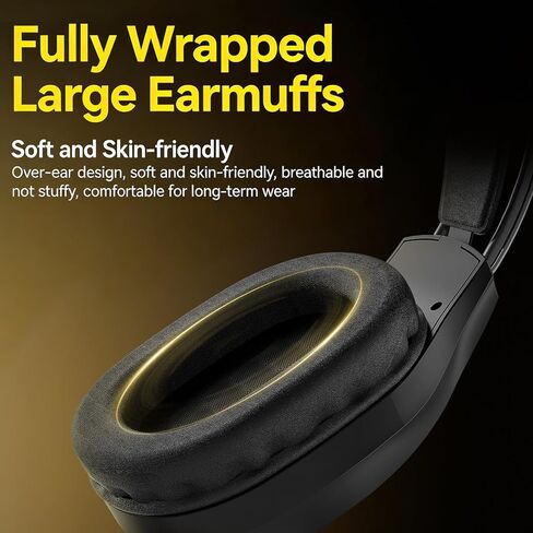 TWOLF H160 Gaming Headset, Over Ear USB Wired Headphones with 50mm Drivers and RGB Lighting, Volume Control Wheel, Comfortable Dual Headband in Saudi Arabia