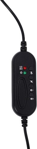 PUSOKEI USB Headset with Mic, Stereo Wired Headphones Noise Cancelling Microphone 30mm HD Drivers Memory Foam Ear Pads, with Line Control for Computer PC Work in Saudi Arabia