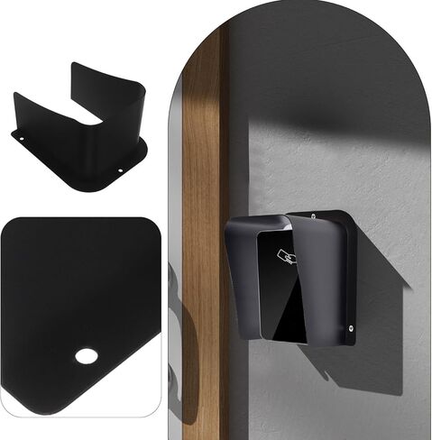 Doorbell Cover Weatherproof - Iron Doorbell Protector Access Control Rain Cover - Waterproof Protector for Home Door Keypad in Saudi Arabia