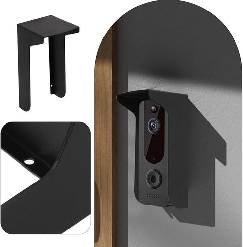 Waterproof Doorbell Protective Cover, Outdoor Metal Awning Door Lock Rain Shield for Keypad Access Control, Weather Resistant Video Doorbell Sun Shade in Saudi Arabia