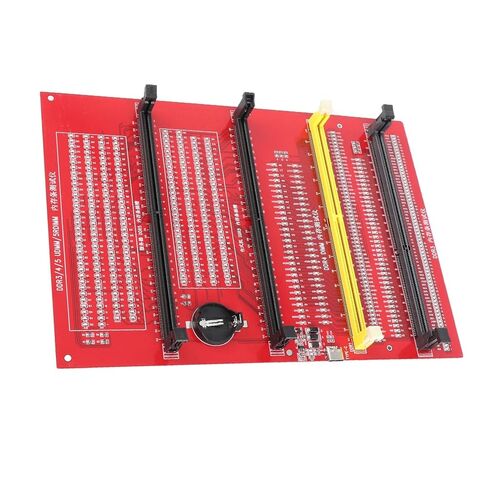 جهاز اختبار تشخيص ذاكرة الوصول العشوائي # DDR3/DDR4/DDR5UDMM/DDR5RDIMM # ​​بطاقة شحن سريعة 4 في 1 مع ضوء لمصلحي كمبيوتر سطح المكتب والخادم in Kuwait