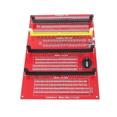 جهاز اختبار تشخيص ذاكرة الوصول العشوائي # DDR3/DDR4/DDR5UDMM/DDR5RDIMM # ​​بطاقة شحن سريعة 4 في 1 مع ضوء لمصلحي كمبيوتر سطح المكتب والخادم in Kuwait