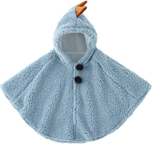 Starsouce Baby Hooded Cape Cloak Winter Warm Faux Fur Poncho Jacket Car Seat Coat Outwear for Toddler Girls Boys 1-3 Years in Saudi Arabia