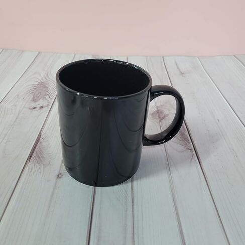 ISLA STAG Mugs Premium Black Ceramic Coffee Mug - Comfortable Grip in Saudi Arabia