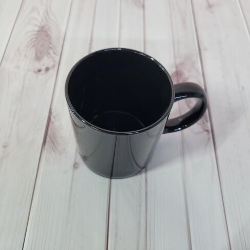ISLA STAG Mugs Premium Black Ceramic Coffee Mug - Comfortable Grip in Saudi Arabia
