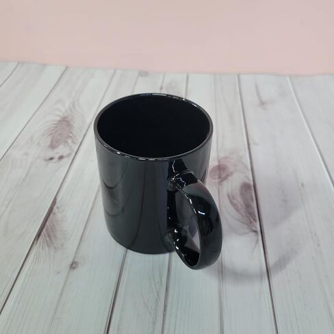 ISLA STAG Mugs Premium Black Ceramic Coffee Mug - Comfortable Grip in Saudi Arabia