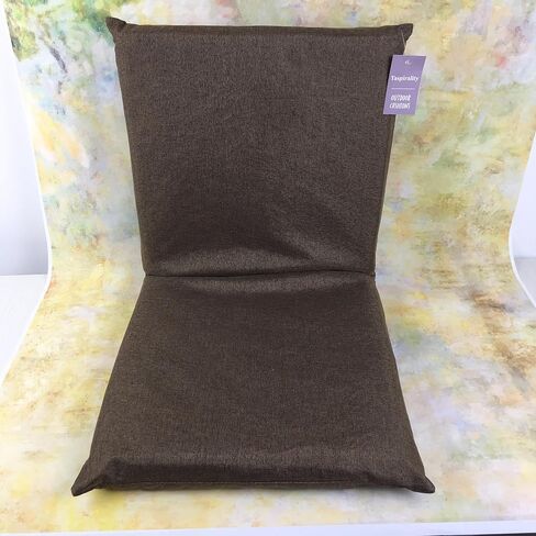 Taspirality Outdoor cushions – Brown, weather-resistant seat cushion, 2-in-1 design, perfect for outdoor use in Saudi Arabia