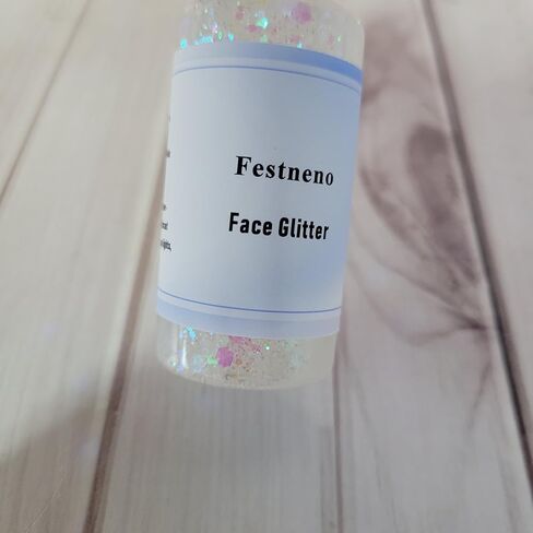 Festneno Face and body glitter – Hypoallergenic, Water-Resistant, Fine Cosmetic Shimmer Powder for Makeup, Festivals, Weddings & Parties in Saudi Arabia