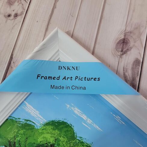 DNKNU Framed art pictures – Ready to hang and use, vibrant color schemes, lively landscape wall art in Saudi Arabia