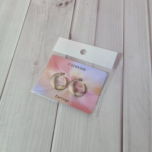 CATHESSE Earrings, Twisted Rope Hoop Earrings, Match Any Outfit in Saudi Arabia