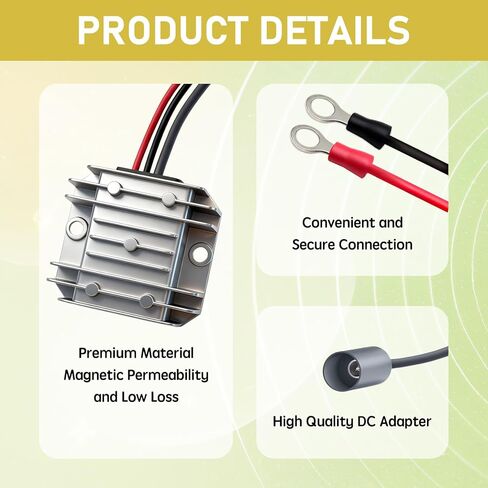 12V/24V to 48V 1.5A Power Supply for Starlink Mini,9-28V Input DC-DC Step-Up Converter,Heavy-Duty Power Adapter Kit for Truck,RV,Marine,Boat-72W Stable Power Conversion for Outdoor Satellite Internet in Saudi Arabia