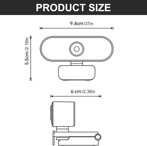 1080P/2K/4K USB Webcam with Noise Canceling Microphone Networking Camera for Live Streaming Video Conferencing Adjustable USB Conference Camera in Saudi Arabia