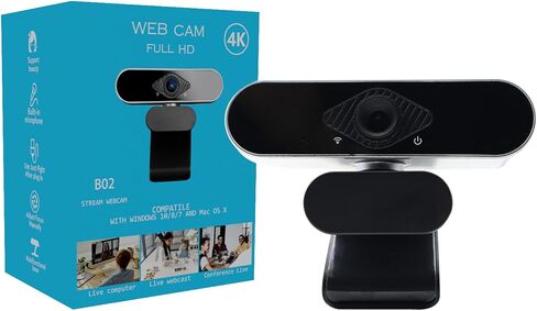 1080P/2K/4K USB Webcam with Noise Canceling Microphone Networking Camera for Live Streaming Video Conferencing Adjustable USB Conference Camera in Saudi Arabia